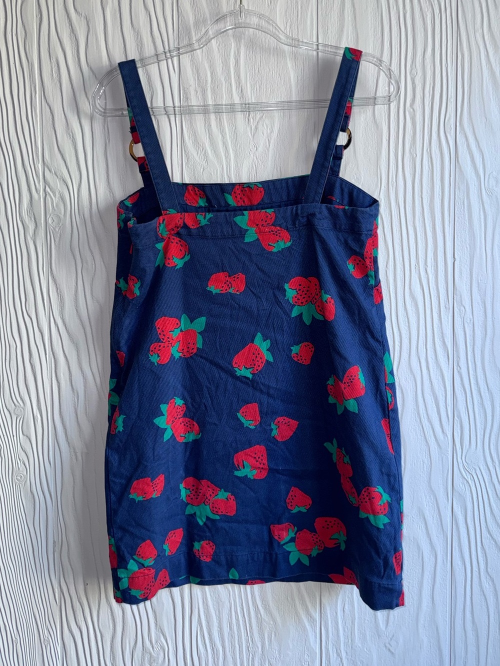 ๐ Anthropologie Maeve Square Neck Strawberry Shift Dress Sz: S ๐ - Picture 4 of 16